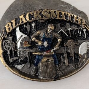 Vintage Blacksmith Belt Buckle